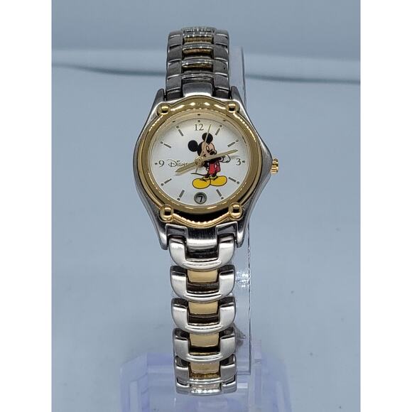 Vintage Disney Mickey Mouse Miniature Alarm Clock Style And MICKEY Watch MU0318 main image 9